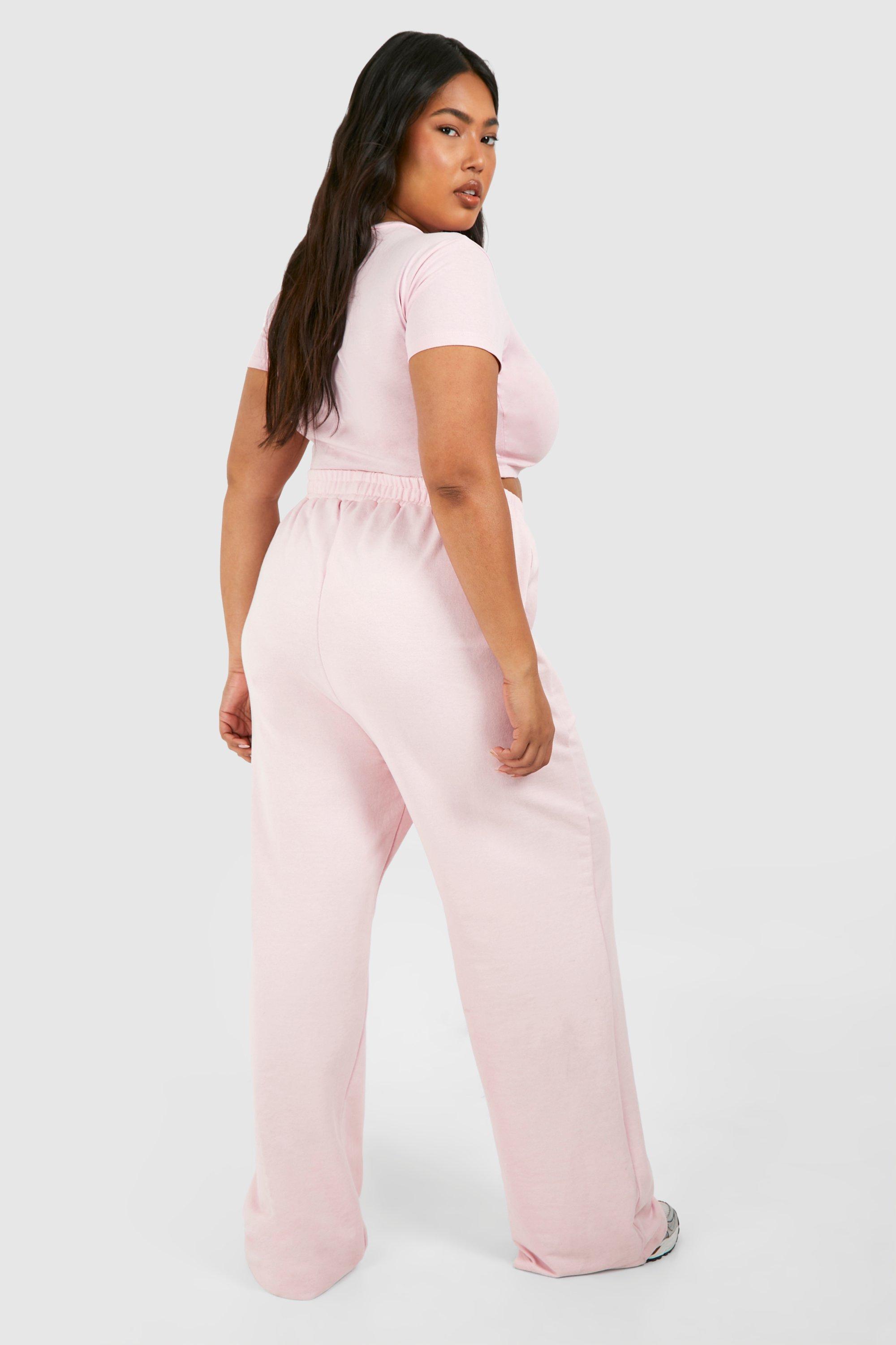 Light pink jogger set on sale